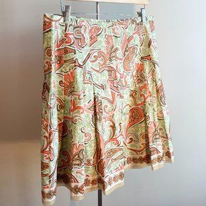 Tahari Pastel A-Line Pleated Skirt NWT, Perfect Condition